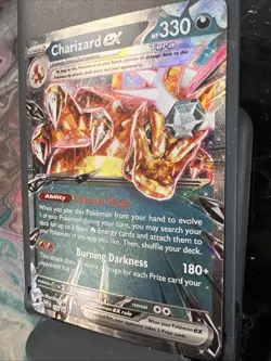 Pokemon TCG Charizard EX Black Star Promo Holo Card 196 Clean, Well Centered - Image 4