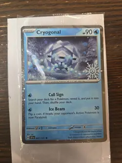 Cryogonal (Holiday Calendar) 047/191 Miscellaneous Cards & Products Holo SEALED - Image 1
