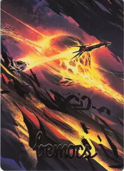 Scavenger Grounds Art Card (/54) (Gold-Stamped Signature) S Art Series: Edge of - Image 1