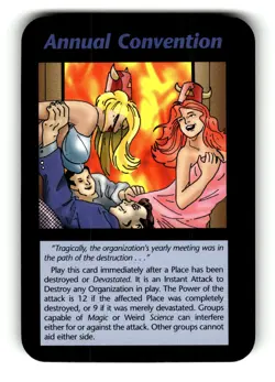 Annual Convention Base Set Card INWO Illuminati New World Order Game - Image 1