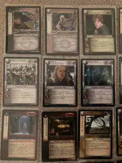 LOTR TCG Lord of the Rings 21 RARE cards from King block MP: Blood Runs Chill ++ - Image 2