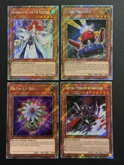 2025 YUGIOH RA04 PLATINUM SECRET RARE CARD TROOPER NM BONUS SET - Image 1