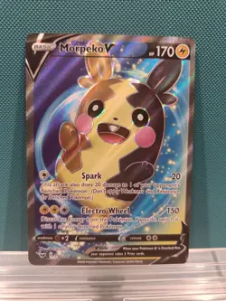 Pokemon Card Morpeko V 190/202 Sword & Shield Base Set Full Art Near Mint - Image 1