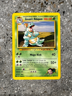 Pokemon TCG Cards Giovanni's Nidoqueen 23/132 Gym Challenge Rare - Image 1