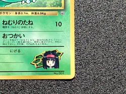 Erika's Bulbasaur No.001 Promo Old Back 1998 Pokemon Card Japanese Vintage - Image 5