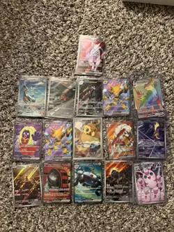 Pokemon TCG 16 Card Lot of Full Arts/Ex's Various Sets English NM - Image 1