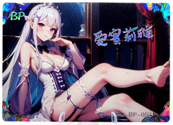Emilia BP - Re:Zero - Goddess Story Anime Waifu Trading Card - Image 1