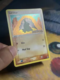 Larvitar 51/101 2006 EX Dragon Frontiers Pokemon Card Reverse Holo Stamped LP - Image 4