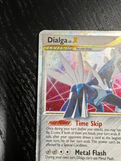 Dialga LV.X DP17 Black Star Promo Rare Holo Pokemon Card - Image 4