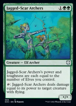 1 x Jagged-Scar Archers - Commander: Kaldheim - NM-Mint - MTG - Image 1