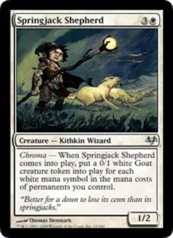 MTG - Springjack Shepherd - Foil - Eventide - LP, English Magic - Image 1