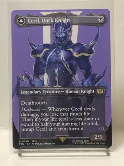 Cecil, Dark Knight (Non-foil) [Borderless] Final Fantasy 0380 Rare MTG - Image 1