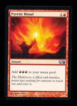 * * 1x Pyretic Ritual x1 * * M11 MTG NM Near Mint or Close - Image 1