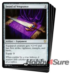 Sword Of Vengeance X4 M/NM Magic: The Gathering MTG Commander 2017 - Image 1