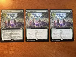 3x Will Of The Sultai Extended Art Lot MTG Tarkir Dragonstorm NM-M 89 - Image 1