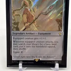 MTG Sword of the Animist (Surge Foil) Commander: Final Fantasy 352 FF7 Aerith! - Image 3
