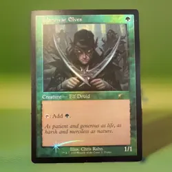 Llanowar Elves Foil Dominaria United Promos NM 2023 - Image 2