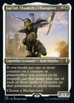 1x - Lae'zel, Vlaakith's Champion - ETCHED FOIL Commander Legends Baldur's Gate - Image 1