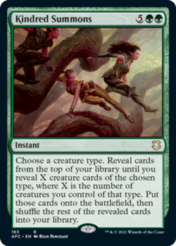 1x Kindred Summons Near Mint MTG Magic - Kid Icarus - - Image 1