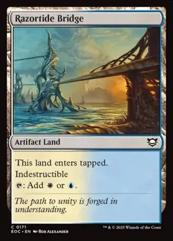 1x Razortide Bridge NM Eng MTG - Edge of Eternities EDH - Image 1