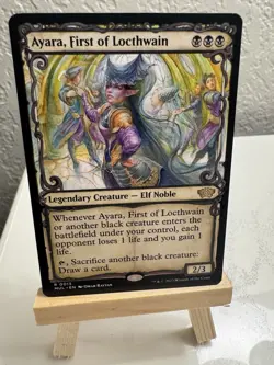 Magic The Gathering: Ayara, First Of Locthwain. NM. Regular. - Image 1