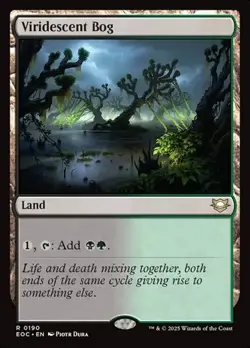 1x Viridescent Bog NM Eng MTG - Edge of Eternities EDH - Image 1