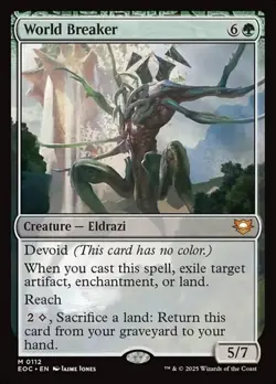 1x World Breaker NM Eng MTG - Edge of Eternities EDH - Image 1