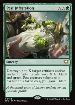 1x Pest Infestation NM Eng MTG - Edge of Eternities EDH - Image 1