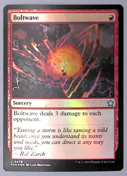 Boltwave - Foil - 79 - Foundations (FDN) MTG - Image 1