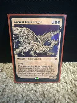 Ancient Brass Dragon (Showcase) Commander Legends: Battle for Baldur's Gate - Image 2