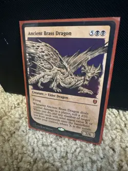 Ancient Brass Dragon (Showcase) Commander Legends: Battle for Baldur's Gate - Image 3