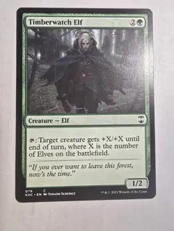 Timberwatch Elf Commander: Kaldheim Regular - Image 1