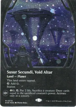 MTG: Edge of Eternities: Galaxy Foil Borderless Susur Secundi, Void Altar LP Con - Image 1