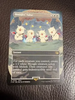 Mtg FIN Final Fantasy Showcase - Moogle’s Valor -NM - Image 1
