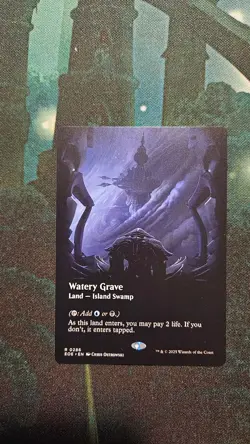 Watery Grave Borderless Edge of Eternitiy EOE Magic the Gathering MtG - Image 1