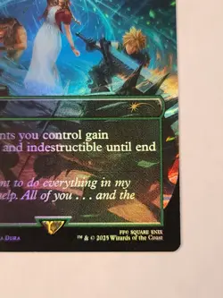 Aerith's Curaga Magic - Heroic Intervention (Rainbow Foil) Secret Lair Drop Foil - Image 4