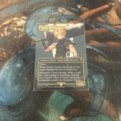 MTG - Cloud, Ex-SOLDIER - Borderless Non-foil - Final Fantasy Universes Beyond - Image 1