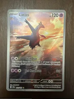 Pokemon TCG Latios 203/191 Sv08: Surging Sparks Holo + 4 full arts 5 total cards - Image 2