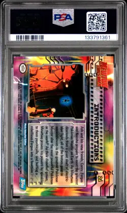 1999 TOPPS POKEMON THE MOVIE EDT INTRODUCTIONS #21 MOVIE EDITION PSA 7 - Image 2