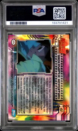 1999 TOPPS POKEMON THE MOVIE EDT UNDERWATER ADVENTURE #17 MOVIE EDITION PSA 9 - Image 2