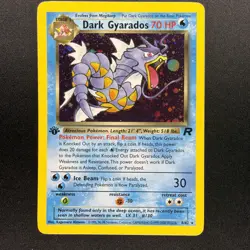Pokemon - Dark Gyarados 8/82 Team Rocket Holo - 1st Edition! - Image 1