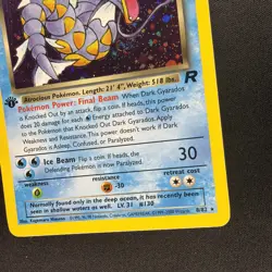 Pokemon - Dark Gyarados 8/82 Team Rocket Holo - 1st Edition! - Image 4