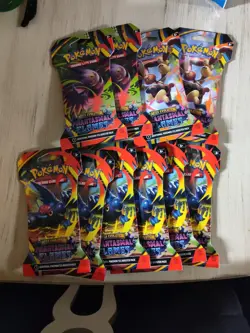 10 Pokemon Phantasmal Flames Booster Packs Sealed - Image 1