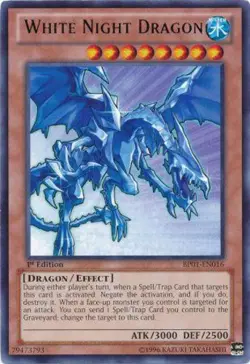 1x (NM) White Night Dragon - BP01-EN016 - Rare - Unlimited Edition YuGiOh - Image 1