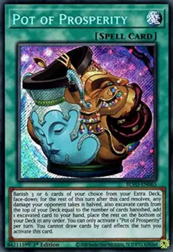 Yugioh Pot of Prosperity BLVO-EN065 - Secret Rare 1st Ed - NM - Image 1