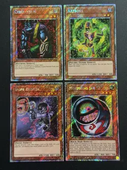 2025 YUGIOH RA04 PLATINUM SECRET RARE CYBER STEIN NM BONUS SET - Image 1
