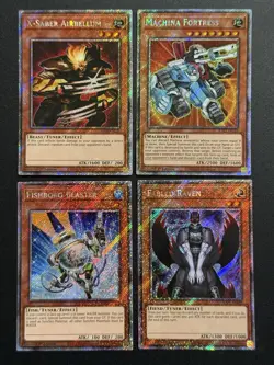 2025 YUGIOH RA04 PLATINUM SECRET RARE FABLED RAVEN NM BONUS SET - Image 1