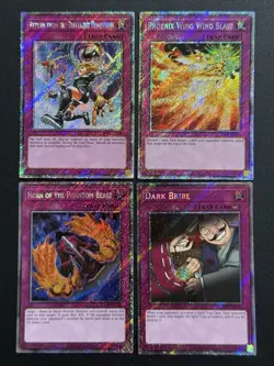 2025 YUGIOH RA04 PLATINUM SECRET RARE DARK BRIBE NM BONUS SET - Image 1