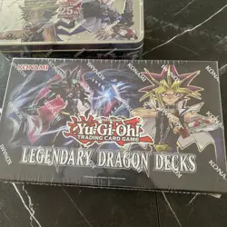 Legendary Dragon Decks YU GI OH Konami w/ 25th Anniversary Tin - Image 3