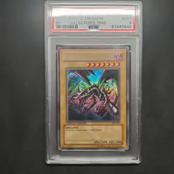 2002 Yu-Gi-Oh Promo Red Eyes B. Dragon BPT - Collectors Tin #005 PSA 9 - Image 5